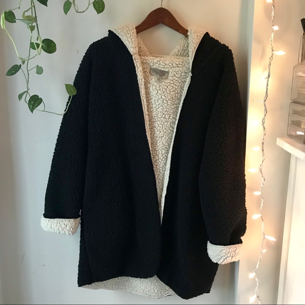 Ecote Fuzzy Reversible Jacket